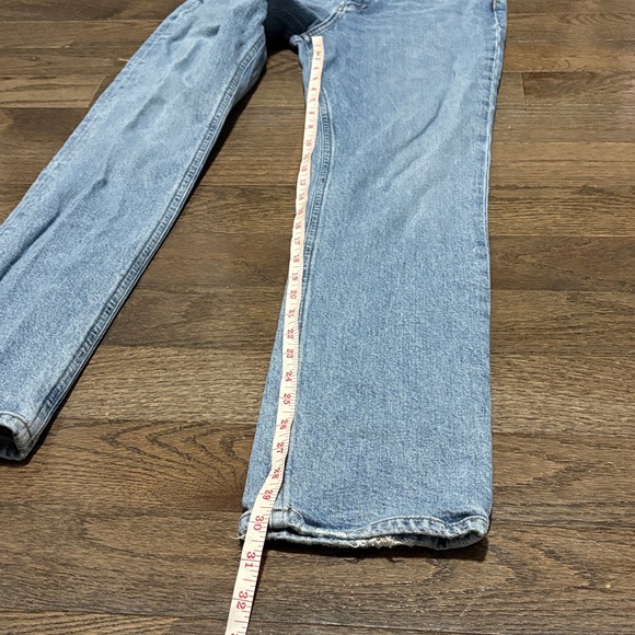 Agolde Light Blue Slim Leg Jeans - Picture 6 of 13